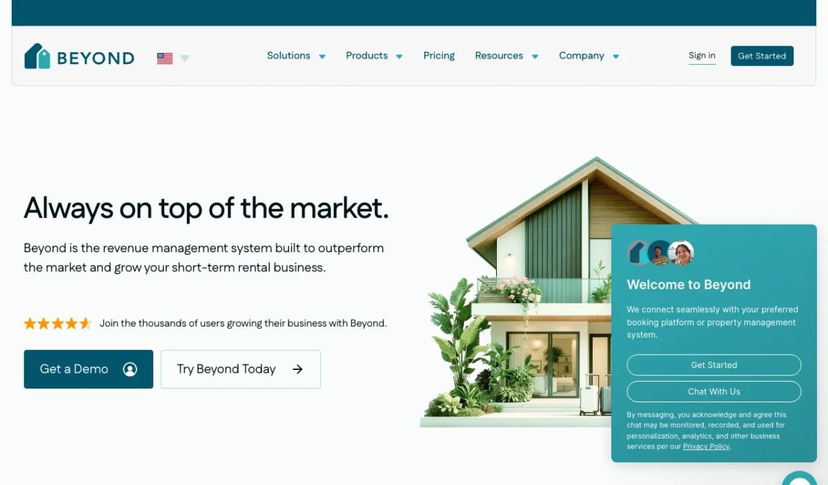 Beyond Pricing homepage — dynamic pricing software with Pro tier customer success manager support