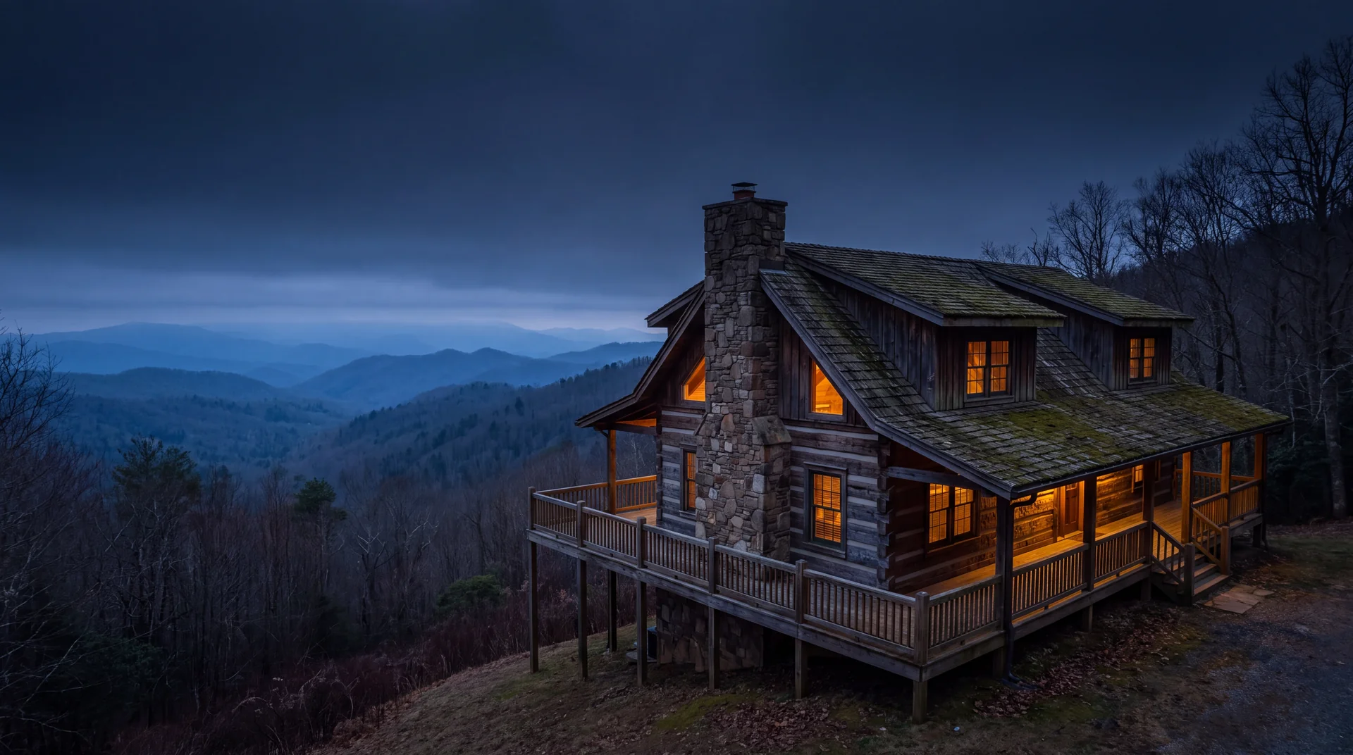 A representative 6-bedroom short-term rental property in the Smoky Mountains, TN area. Not the listing described in this case study.